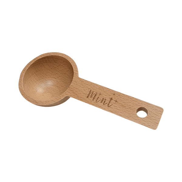 Mint Cleaning Bamboo Scoop