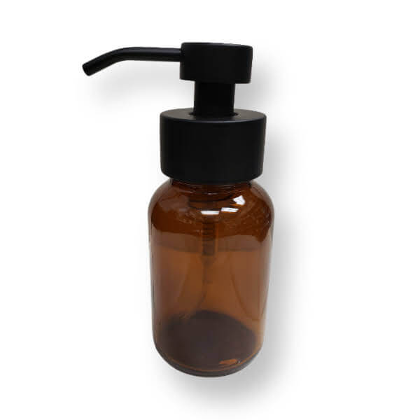 Amber Glass Foaming Bottle